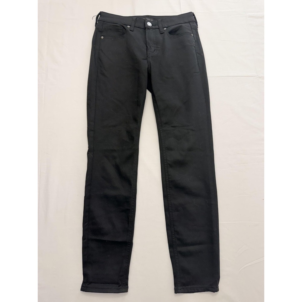 Silver Jeans Co Suki Ankle Skinny Jeans Womens 28 Black Dark Wash Mid Rise 28x27